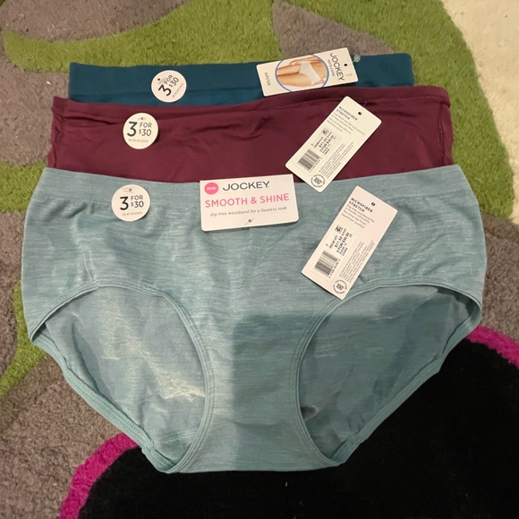 Jockey hipster panties mixed set of 3 size L NWT - Picture 3 of 3